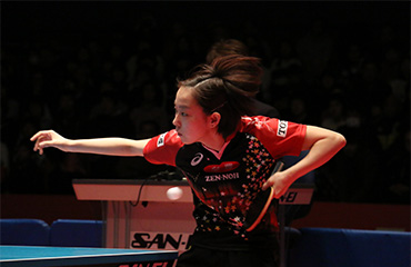 Table tennis player Kasumi Ishikawa